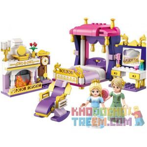 Đồ chơi lắp ghép xếp hình Qman 2601 - Phòng ngủ công chúa
