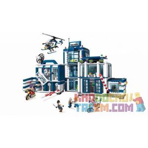 Đồ chơi lắp ghép xếp hình Qman 1918 - Đánh Phá Trụ Sở Cảnh Sát
