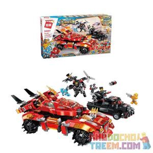 Đồ chơi lắp ghép xếp hình Qman 3407- Chiếc xe toàn năng