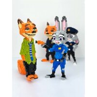Đồ chơi lắp giá lego Thỏ và Cáo
