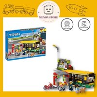 Đồ chơi lắp ráp 6101 19079 02078 Bến xe buýt thành phố - Xếp hình thông minh