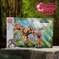 Đồ chơi lắp ráp 808 408pcs mô hình khủng long Robot, robot biến hình khủng long làm quà tặng cho bé