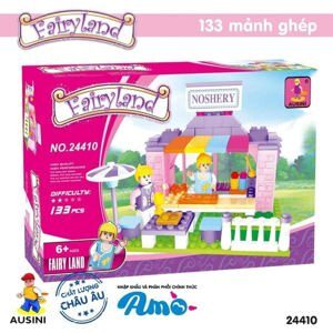 Đồ chơi lắp ráp Ausini - Vùng đất thần tiên - Quán ăn ngoài trời 24410 (133 mảnh ghép)