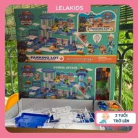 Đồ Chơi Lắp Ráp Bãi Đỗ Xe Chú Chó Cứu Hộ 2 Tầng dành cho bé 3 tuổi, 4 tuổi, 5 tuổi, 6 tuổi_LelaKids
