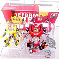 Đồ chơi lắp ráp biến hình robot transformer thành ô tô racing