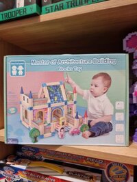 Đồ chơi lắp ráp : Bộ mô hình nhà gỗ 3D  128pcs 3+Ages No. BLLN-3461