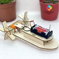 Đồ Chơi Lắp Ráp Cho Bé – Xuồng Máy Bằng Gỗ Tự Lắp Ráp Theo Phương Pháp Giáo Dục Stem SmartHome Toys