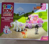 Đồ chơi lắp ráp cổ xe ngựa hoàng gia (137 miếng)