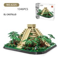 Đồ chơi lắp ráp công trình kiến trúc WG 6225 - Kim Tự Tháp El Castillo - 1346 chi tiết