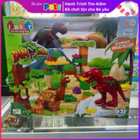 ĐỒ CHƠI LÁP RÁP CÔNG VIÊN KHỦNG LONG 62 MIẾNG Dinosaur Valley