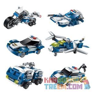 Đồ chơi lắp ráp Enlighten 1407 - Robot cảnh sát