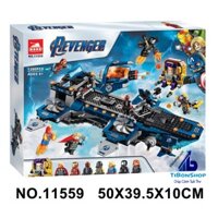 Đồ chơi lắp ráp ghép siêu phi thuyền chiến hạm Helicarrier biệt đội anh hùng Avengers xếp hình NO.11559