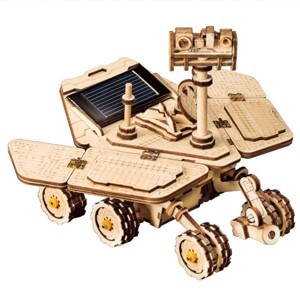 Đồ chơi lắp ráp gỗ 3D Robotime LS503 - Mô hình Xe Năng Lượng Mặt Trời Vegabond Rover Solar Energy Car