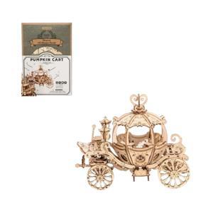 Đồ chơi lắp ráp gỗ 3D Robotime TG302 - Mô hình Xe Ngựa Bí Ngô Pumpkin Cart