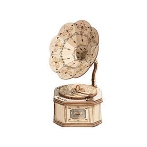 Đồ chơi lắp ráp gỗ 3D Robotime TG408 - Máy Hát Cổ Điển Gramophone