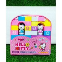 Đồ chơi lắp ráp hơn 20 chi tiết và hình Hello Kitty/ Chuột Mickey/ Heo Peppa trong ba lô nhỏ - Vân Lê Sài Gòn - Vân Lê