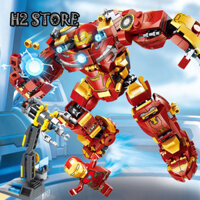 Đồ chơi lắp ráp Hulkbuster Iron man - Lắp ráp mô hình người sắt - Xếp hình người sắt người khổng lồ xanh Hulk Iron man