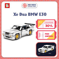 Đồ Chơi Lắp Ráp Kéo Cót Xe Đua BMW E30 - SY BLOCK 8305