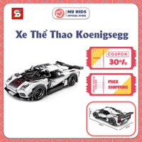 Đồ Chơi Lắp Ráp Kéo Cót Xe Thể Thao Koenigsegg - SY BLOCK 8303