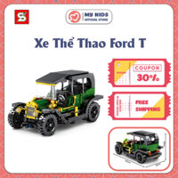 Đồ Chơi Lắp Ráp Kéo Cót Xe Thể Thao Ford T - SY BLOCK 8201