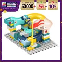 Đồ chơi lắp ráp kiểu Lego Cầu Trượt Cho Bóng Lăn Kích Thước Khối lớn Phù Hợp cho bé 3 tuổi trở lên Chất Liệu Nhựa ABS