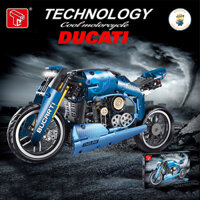 Đồ Chơi Lắp Ráp Kiểu Lego Mô Hình Siêu Xe Motor Ducati Diavel 1260 Strong Speed No. T3034 Với 600+ Mảnh Ghép