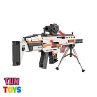 Đồ Chơi Lắp Ráp Kiểu LEGO PUBG HK SCAR Asiimov MOC Kevin183 1255+ Mảnh ghép, Tỉ lệ chuẩn 1:1