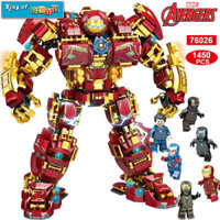 Đồ Chơi Lắp Ráp Kiểu Lego Robot HulkBustaer Mecha Siêu Anh Hùng Người Sắt Khổng Lồ Xanh LY76026 Với 1450 Mảnh Ghép