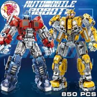 Đồ Chơi Lắp Ráp Kiểu Xếp Hình Mô Hình Robot Optimus Prime Bumblebee Trong Transformer No.7055-7069 Với 885+ PCS Cao 28cm
