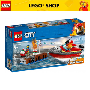 Đồ chơi lắp ráp Lego City 60213 - Thuyền Cứu Hỏa