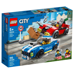 Đồ chơi lắp ráp Lego City 60242 - Truy Đuổi Trên Cao Tốc