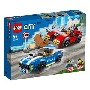 Đồ chơi lắp ráp Lego City 60242 - Truy Đuổi Trên Cao Tốc