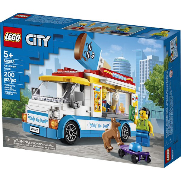 Đồ chơi lắp ráp Lego City 60253 - Xe Tải Bán Kem