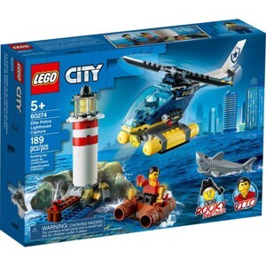 Đồ chơi lắp ráp Lego City 60274  - Trực Thăng Bắt Cướp Trong Ngọn Hải Đăng