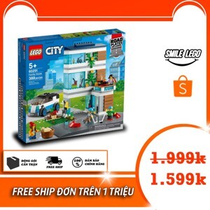 Đồ chơi lắp rắp Lego City 60291 Nhà Phố