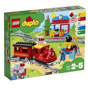 Đồ chơi lắp ráp Lego Duplo 10874 - Xe Lửa Hơi Nước