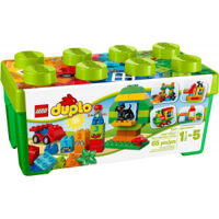 Đồ chơi lắp ráp LEGO DUPLO 10572 - Thùng gạch LEGO DUPLO lớn 65 mảnh ghép (LEGO DUPLO All-In-One Box of Fun 10572)