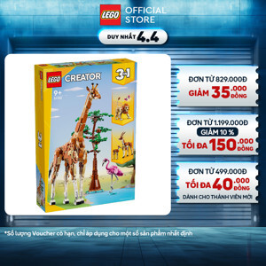 Đồ chơi lắp ráp Lego Education 45012 - Động Vật Hoang Dã