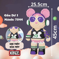 Đồ chơi lắp ráp Le.go gấu DJ cho bé