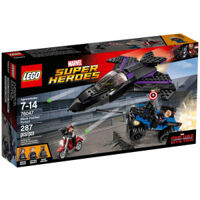 Đồ chơi lắp ráp LEGO Marvel Super Heroes 76047 - Siêu Máy Bay Phản Lực Báo Đen (LEGO Marvel Super Heroes Black Panther Pursuit 76047)