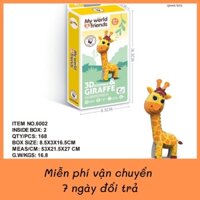 Đồ chơi lắp ráp lego mô hình động vật 3D thu nhỏ dễ thương cho bé phát triển kĩ năng tư duy