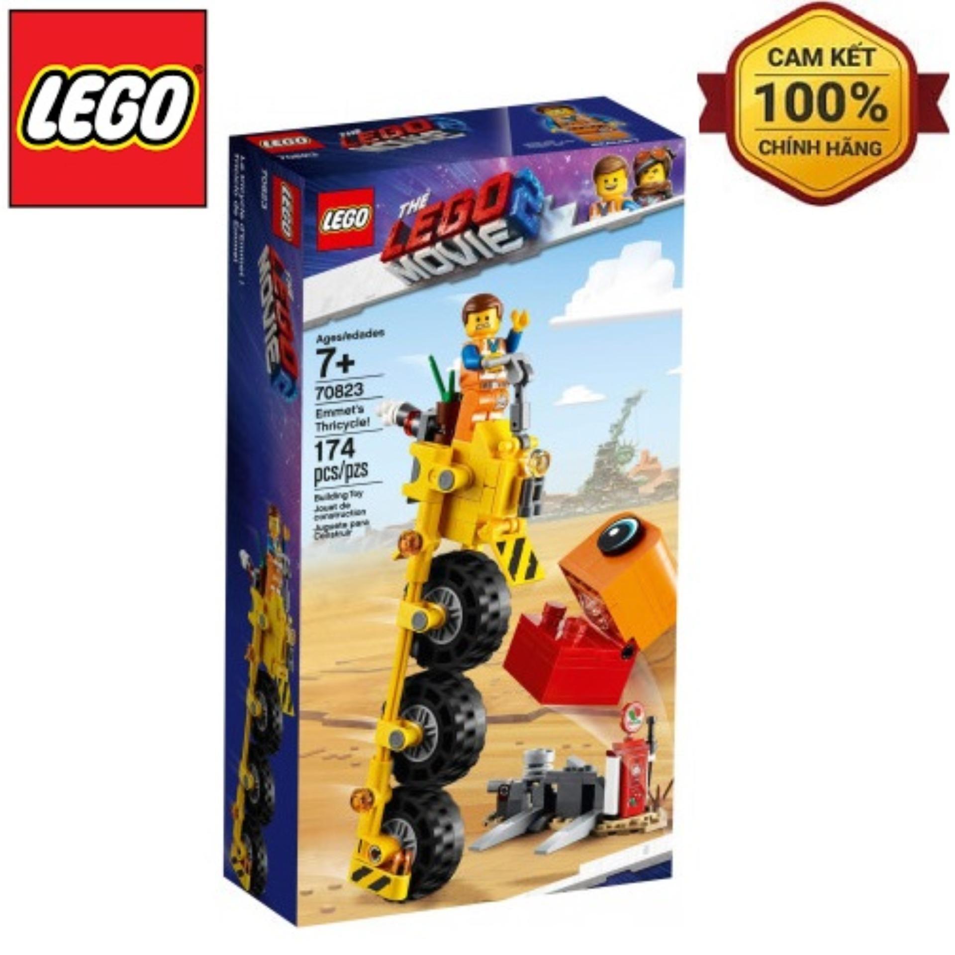 Đồ chơi lắp ráp Lego Movie 70823 - Xe 3 Bánh Của Emmet