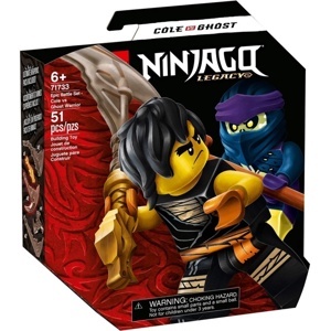 Đồ chơi lắp rắp Lego Ninjago 71733 Cole Đối Đầu Ghost Warrior