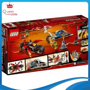 Đồ chơi lắp ráp Lego Ninjago 70667 - Siêu Xe Lửa Của Kai và Xe Băng của Zane