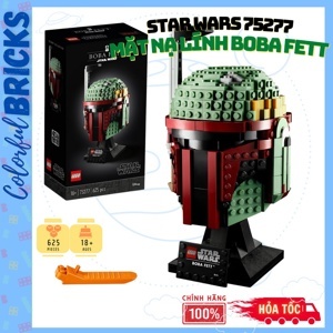 Đồ chơi lắp ráp Lego Star Wars Boba Fett 75277 - Mặt Nạ Boba Fett
