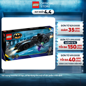 Đồ chơi lắp rắp Lego SuperHeroes 76180 Người Dơi Truy Đuổi Joker