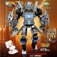 Đồ chơi lắp ráp logo JX080 skibidi toilet mini sưu tầm xếp mô hình minifigures robot mech