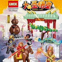 Đồ chơi lắp ráp logo tây du ký tôn ngộ không tề thiên đại thánh LWCK 60121 combo 4 hộp xếp mô hình
