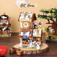 Đồ chơi lắp ráp LOZ mô hình Cửa hàng đường phố- Cửa hàng bánh 1744