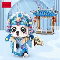 Đồ chơi lắp ráp LOZ mô hình nhân vật kinh kịch Opera linh thú-8101-9265